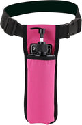 Massage Oil Holster Bottle Bag - Lotion Holster for Massage Therapists (1kd9D-Rose Red)