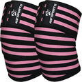 AQF Knee Wraps Weight Lifting Bandage - IPL and USPA Approved Gym Knee Support - Heavy Duty 78” Elasticated Support Straps Guard Powerlifting, Squatting (Pair)