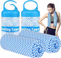 BOGI Cooling Towels for Neck and Face, Soft Breathable Cool Towel for Instant Cooling Stay Cool for Yoga, Sport, Gym, Camping, Running & More Activities