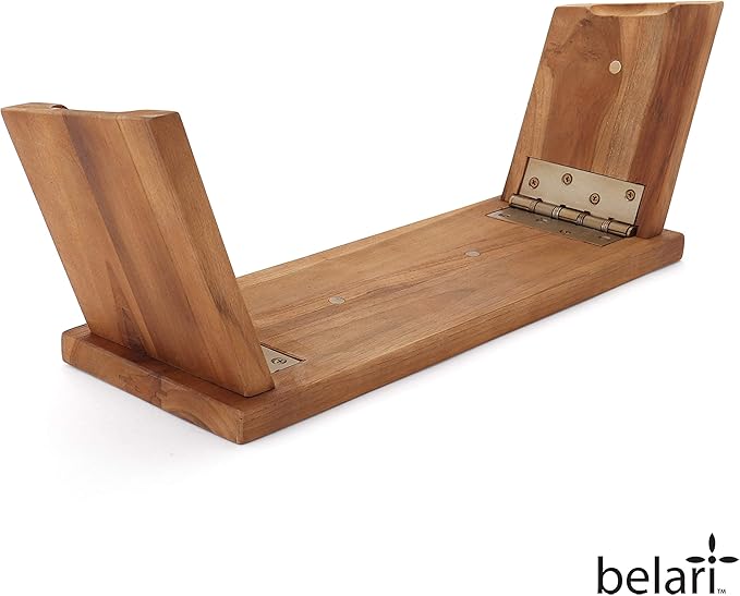 Teak Meditation Bench - Meditation Seat - Meditation Stool - Kneeling Meditation Chair - Portable Folding Meditation Bench - Seiza Yoga Meditation Bench - Prayer Bench (Teak)