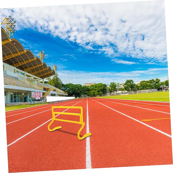 Yardwe Speed Training Agility Hurdles Adjustable Detachable Jumping Equipment for Athletes and Durable Soccer Basketball Football Training Tool with Variable Heights