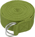 Yoga Strap for Stretching, Athletic Stretch Band with Adjustable Metal D Ring Buckle Yoga Bands