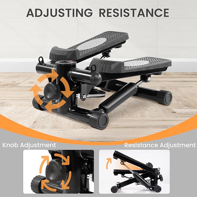 Signature Fitness Stair Stepper for Home Exercise, Portable Stepper Machine Capable of Full-Body Exercise, Low Noise and Smooth, Multiple Options
