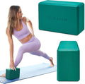Gaiam Yoga Block - Supportive Latex-Free Eva Foam - Soft Non-Slip Surface with Beveled Edges for Yoga, Pilates, Meditation