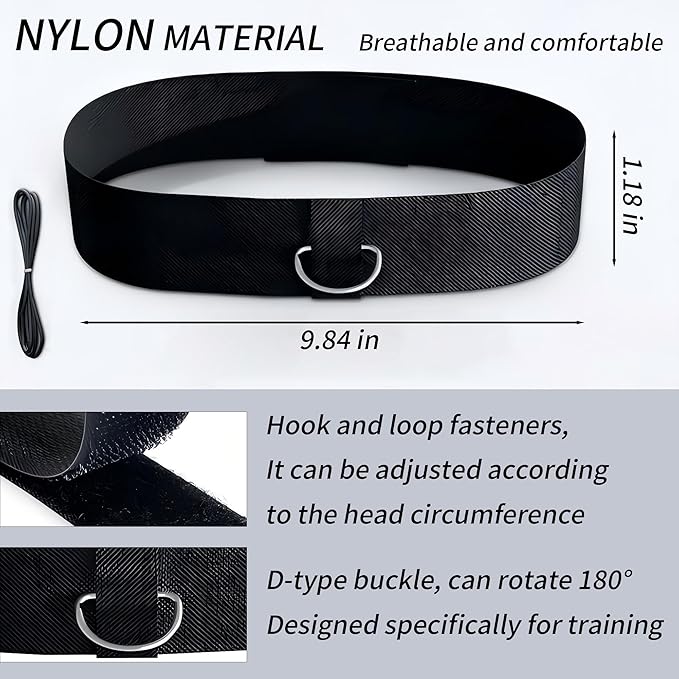Boxing Reflex Ball Headband Set - Includes 1 Ball and 1 Adjustable Headbands for Beginner Proficiency Improvement,Great Boxing Equipment Fun Fitness for All Ages