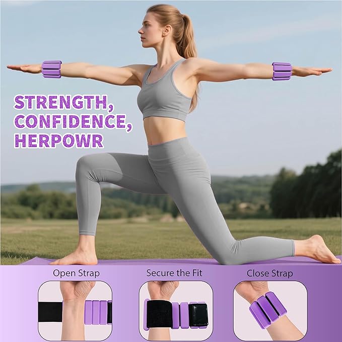 Pilates Kit with Weights, Pilates Kit with Ankle Wrist Weights, Pilates Set, at Home Pilates Kit, Pilates Sets for Women, Pilates Essential kit, Pilates Accessories, Pilates Workout Sets