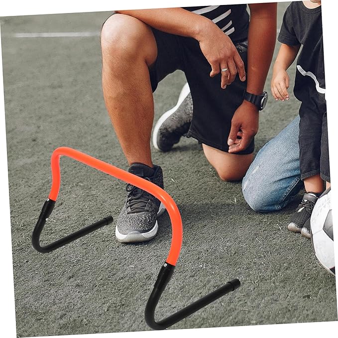 Milisten Plastic Agility Hurdle Durable Speed Training Equipment for Soccer Football and Track Practice Suitable for Outdoor Use Design for Athletes
