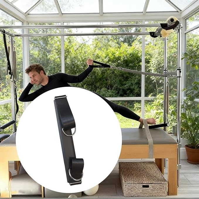 Pilates Foot Strap Padded Equipment Strap Comfortable Padding Easy to Install Pilates Reformer Part for Strength Training