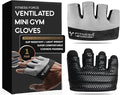 FITNESS FORCE Workout Gloves for Men & Women Partial Weight Lifting Non-Slip Gym Gloves, Lifting Grip for Calluses Guard Fingerless Exercise Gloves with Full Palm Protection