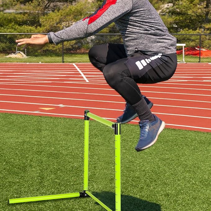 Hurdles Training Equipment Adjustable Height Agility Speed Jumping Equipment for Soccer Basketball Football Detachable 2Pcs