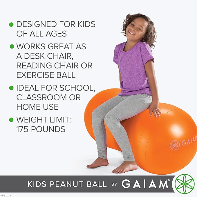 Active Seat Peanut Shaped Bounce Desk Chair, Exercise Yoga Balance Sitting Ball