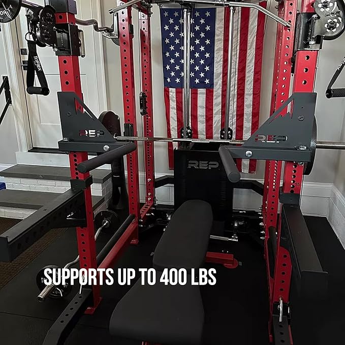 Rep Fitness Dip Bar Attachment | Home Gym Equipment | Pull Up Bar Accessory | Strength Training Attachment for PR-1000 Stationary Rack | Parallettes Bars | Power Tower Add-On | Calisthenics Gear