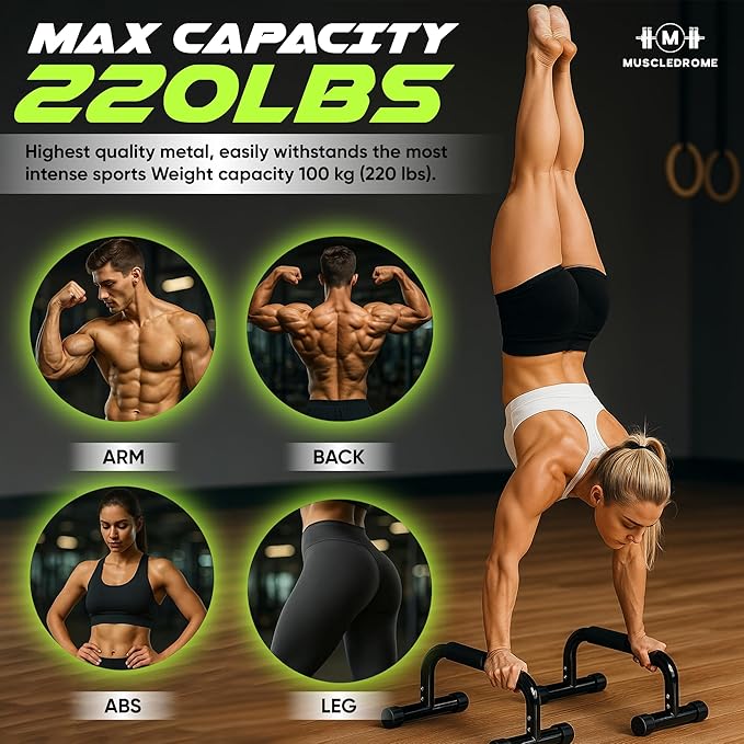 Calisthenics Bars,Push Up Bar for strength traning, Parallettes Bars & Dip Bars, Calisthenic, Push Up Handle for Workouts, Calisthenics Equipment ﻿for home