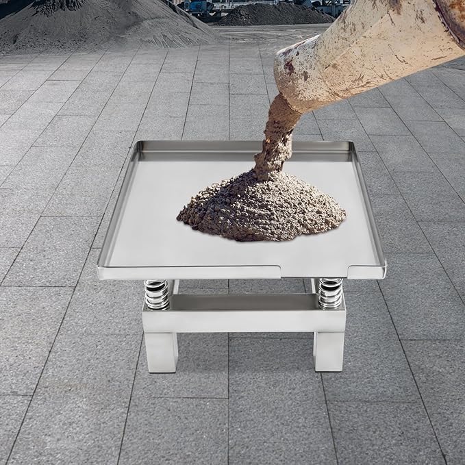 Concrete Vibrating Table Countertop Vibration Platform Compact Stainless Steel Vibration Table
