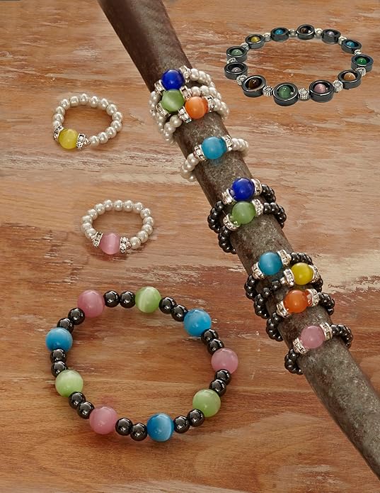 Multi-Color Magnetic Therapy Stretch Anklet
