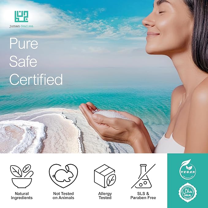 Juman Dead Sea Lavender Massage Oil | Stimulates Blood Circulation | Lavender Body Oil | for Silky & Softer Skin | Body Moisturizer | 6.76 OZ