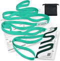 Trideer Stretching Strap with Loops & Leg Lifter, Non-Elastic PT-Style Physical Therapy Strap for Knee Replacement Rehab, Hamstring, Calf & Back Stretcher Mobility, Hip, Shoulder & Yoga