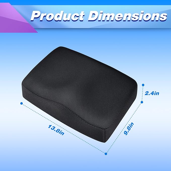 Rowing Machine Seat Cushion, Rower Machine Pad with Memory Foam, Rowing Machines Seat Cushion Compatible Most Row Machine, Rowing Accessories