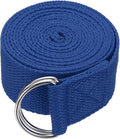 Yoga Strap for Stretching, Athletic Stretch Band with Adjustable Metal D Ring Buckle Yoga Bands