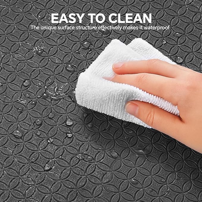 Extra Large Yoga Mat 6'x4'(1/3" & 1/4" Thick), Non-Slip, Ultra Durable, Wide Workout Mat, Wide Exercise Mats for Home Workouts, Yoga, Pilates, Stretching (Barefoot Exercise)