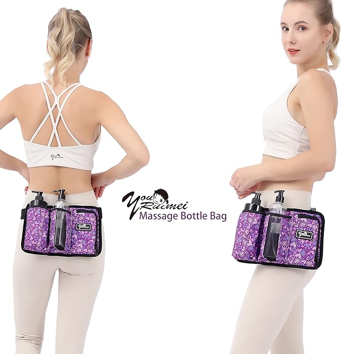 Massage Bottle Bag Massage Oil Bag Massage Therapist Holster Massage Lotion Holster Massage Oil Holster (3kd-ZiXin