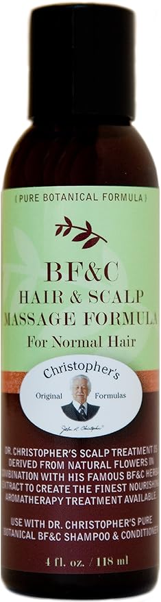CHRISTOPHER'S ORIGINAL FORMULAS BF&C Hair & Scalp Massage Oil 4 OZ