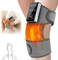 YAZHI Cordless Knee Massager for Pain Relief – Electric Heated Knee Brace, 5 Heat Levels & 3 Massage Modes, Gifts for Men and Women 1pack