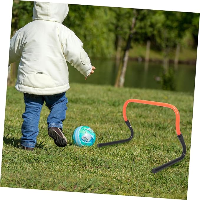 Milisten Plastic Agility Hurdle Durable Speed Training Equipment for Soccer Football and Track Practice Suitable for Outdoor Use Design for Athletes