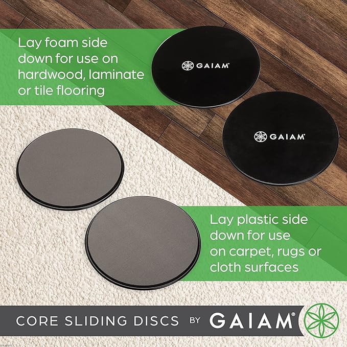 Gaiam Core Sliding Discs -