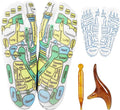 Reflexology Sock with Massage Tools Set, 2 Pairs Socks Acupuncture Trigger Point Foot Pain Relief Remedy Acupoint Birthday Gifts for Women (Women - a Set)
