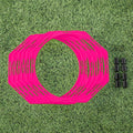 FORZA Agility Training Octa Rings [Pack of 6] | Soccer Training Equipment | Multi-Sport Agility Ring Set | Speed Training Equipment | Sports Equipment