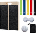 TEMI Slant Board for Calf-Stretching - Wooden Incline Wedge Stretcher for Squats, Foot & Ankle Mobility, Portable Fitness Equipment, Stretch & Rehab Kit