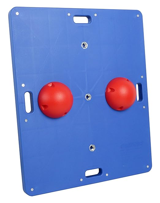CanDo Balance Board 15x18 Inch, 1.5 Inch Height, Red