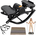 EMESAK Rocking Stepper Side to Side, Portable Compact Lateral Motion Steppers, Track Time, Calories with Digital Display, for Legs, Glutes, Abs for Women Men