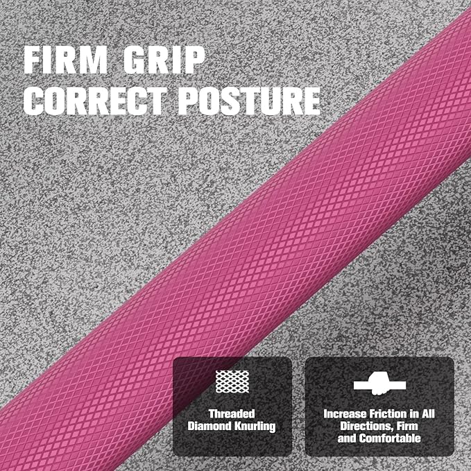 RITFIT Olympic Barbell 4ft/6ft - 2 Inch Weight Bar for Strength Training, Weightlifting, Squat, Deadlift, Bench Press, Curl, Overhead Press - 350lbs/500lbs Capacity