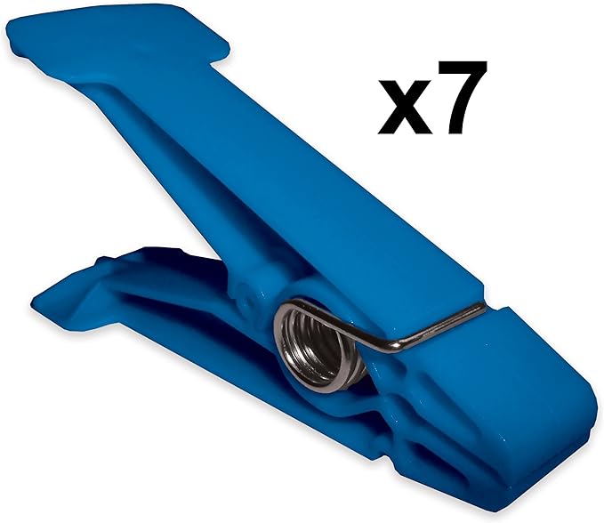 Rehabilitation Advantage Resistive Pinch Pin Hand Exercisers (Set of 7), Blue