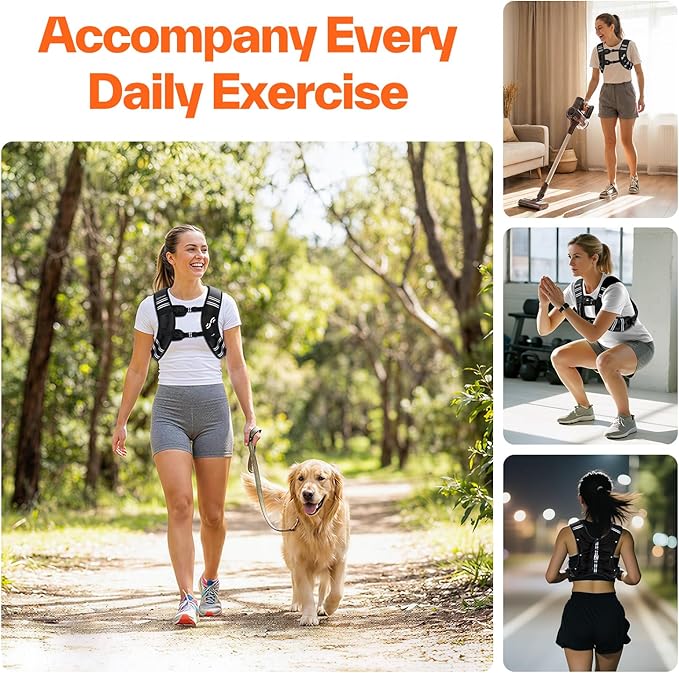 Sportneer Weighted Vest Woman: 8lb/12lb/15lb/20lb/25lb Weight Vest for Walking with Phone Bag, Adjustable Women Weighted Vest for Running Rucking Vest for Jogging Strength Training Weight Loss
