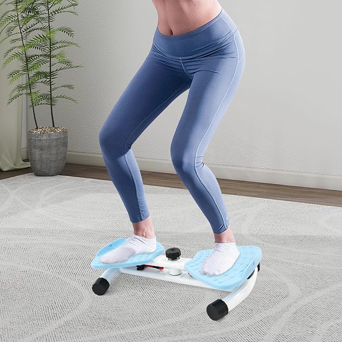 Waist Twister, Exercise Twist Boards, Waist Twisting Machine Fitness Tool, Balance Board, 265LBS Capacity, Anti-Slip Home Gym Workout Equipment for Foot Massage and Weight Loss(Blue)