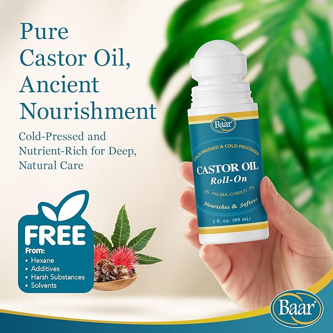 Baar Products - Castor Oil Roll-On 3 oz [Health and Beauty]