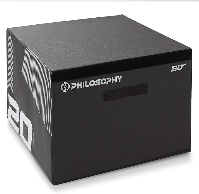 Philosophy Gym Soft Foam Plyometric Box - Jumping Plyo Box for Training and Conditioning
