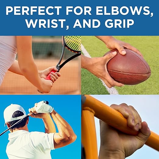 THERABAND FlexBar, Red, Light Level, Therapy Bar, Hand & Wrist Strength, Tennis & Golfer’s Elbow, Tendonitis, Rehab Tool for Grip Training and Protection from Aches, Retail Packaging