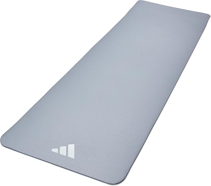 adidas Yoga Mat - Eco Friendly - Non Slip, Durable Textured Surface, 8mm