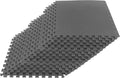 EVA Foam Mat Tiles 18-Pack - 72 SQ FT of Interlocking Padding for Garage, Playroom, or Gym Flooring - Workout Mat or Baby Playmat by Stalwart (Gray)