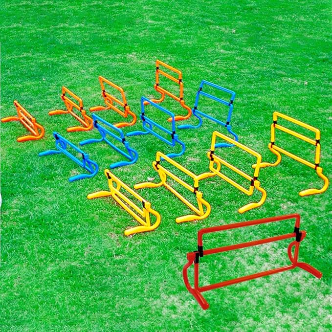 BESPORTBLE Removable Training Hurdles, Agility Ladder Speed Training Equipment, Soccer Training Agility Hurdles(Yellow)