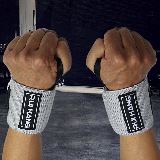 Wrist Wraps For Weightlifting Women Men Wraps Workout,Support For Working Out Strength Wrist,Lifting,Bench Press Training Anti-Slip Thickened 25IN
