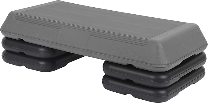 HomGarden 28.15" & 43" Adjustable Workout Aerobic Stepper in Fitness & Exercise Step Platform Trainer Stepper