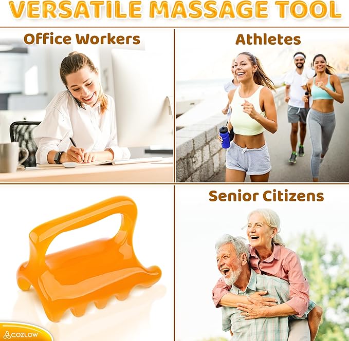 Fascia Cellulite Massage Tool - Handheld Anti-Cellulite Mini Massager for Legs, Thighs & Abdomen - Deep Tissue Myofascial Release Tool for Lymphatic Drainage & Muscle Pain Relief