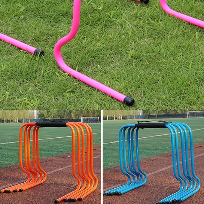 5 Pack Agility Speed Training Hurdles Detachable Agility Training Hurdles Sports Practice Equipment for Athletes, Soccer Football Training Equipment Hurdle Rack 5 Pieces