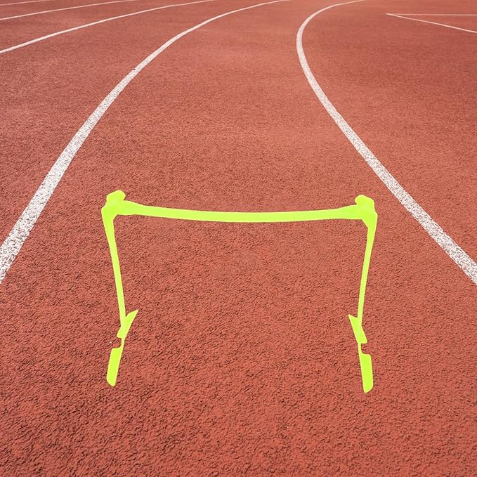 Toyvian Adjustable Football Speed Hurdles for Agility Training Foldable Plastic Soccer Speed Training Equipment for Football Fitness Exercises