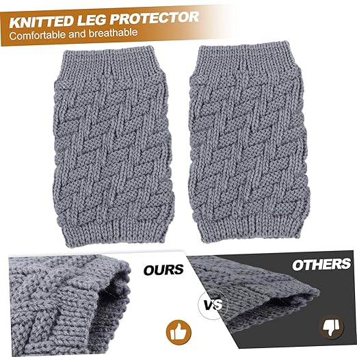 1pair Non-slip Knee Pad Support Protector Thickening Warm Knee Sleeve for Outdoor Home and Office Use Delicate Compression Wrap for Joint Protection and Injury Prevention